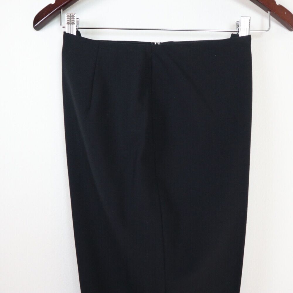 Vintage Ralph Lauren 1995 Collection Size 8 Wool Cuff Trousers Black - Picture 7 of 12